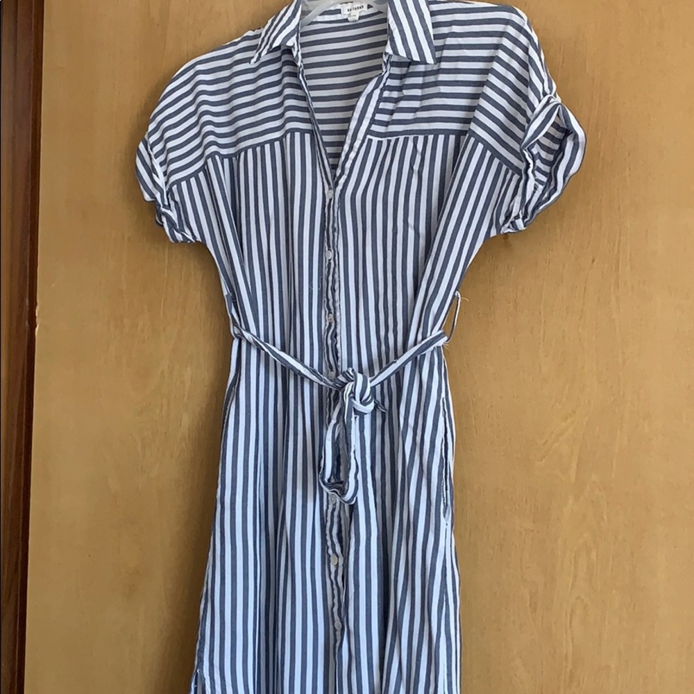 Buckle Blue and white striped dress